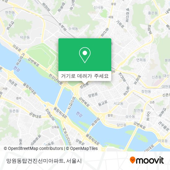 망원동탑건진선미아파트 지도