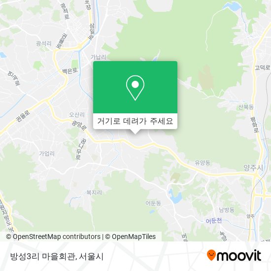 방성3리 마을회관 지도