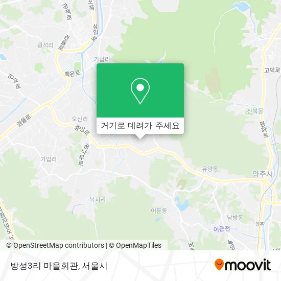 방성3리 마을회관 지도