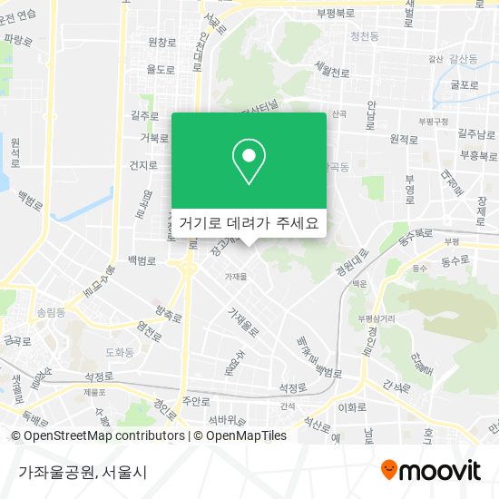 가좌울공원 지도