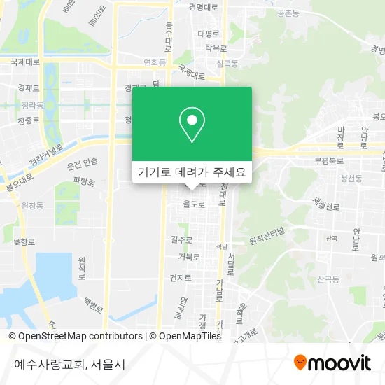 예수사랑교회 지도