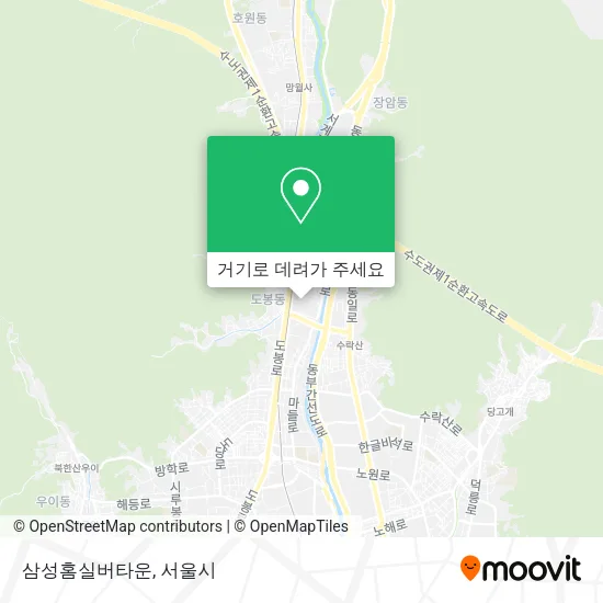 삼성홈실버타운 지도
