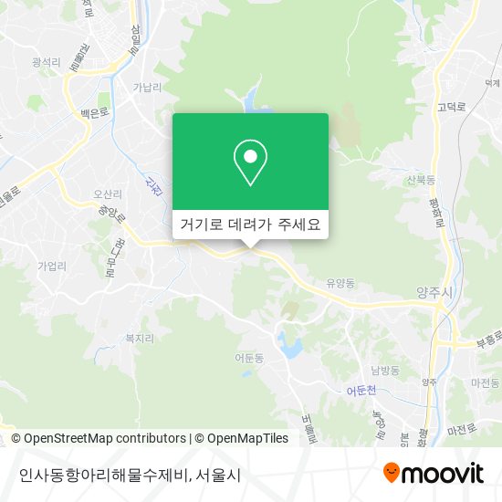 인사동항아리해물수제비 지도