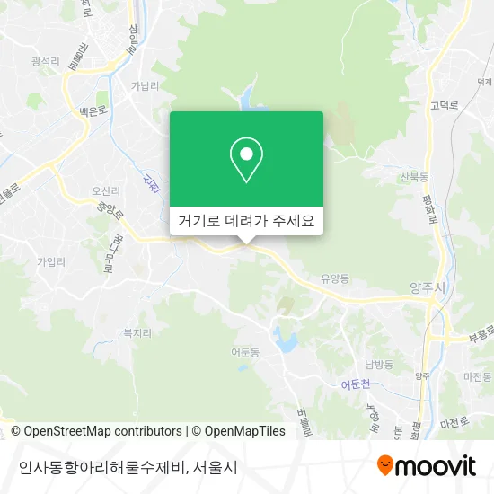인사동항아리해물수제비 지도