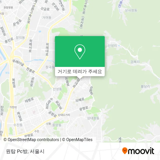 원탑 Pc방 지도