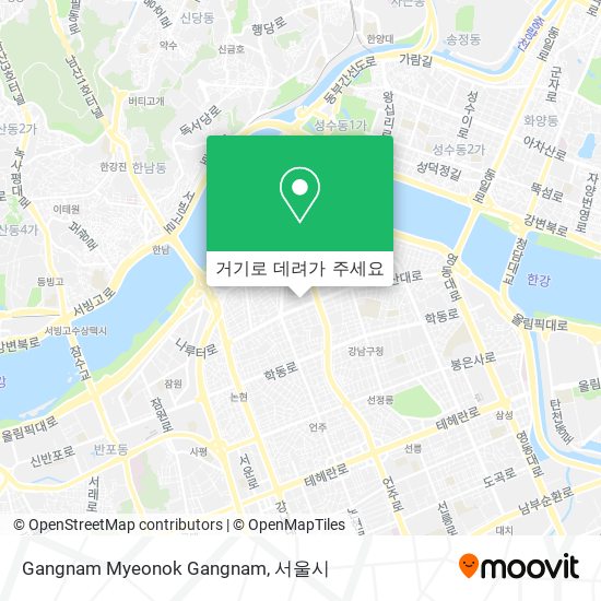 Gangnam Myeonok Gangnam 지도