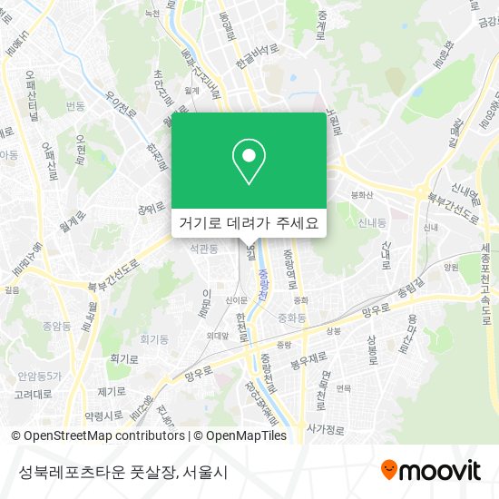 성북레포츠타운 풋살장 지도