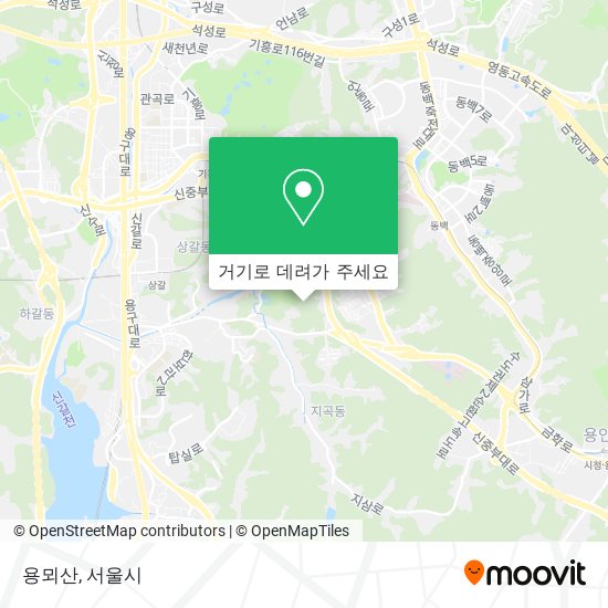 용뫼산 지도