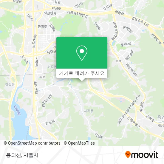 용뫼산 지도