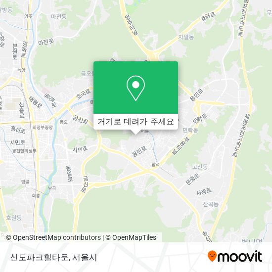 신도파크힐타운 지도