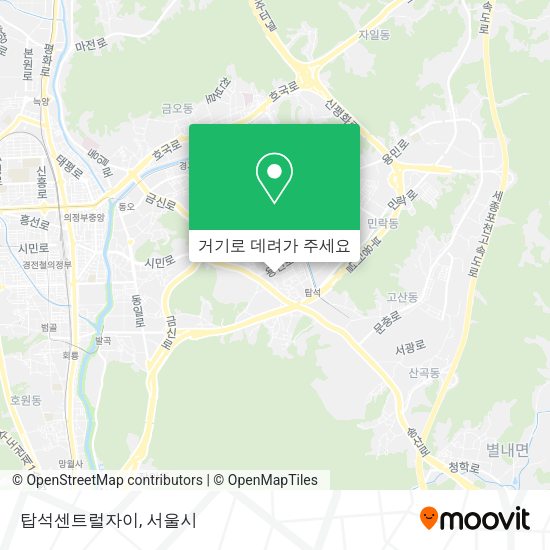 탑석센트럴자이 지도