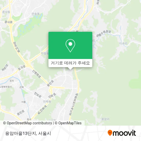 용암마을13단지 지도