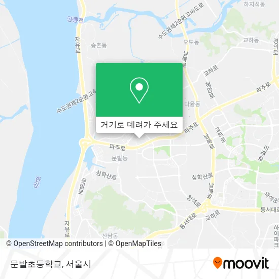 문발초등학교 지도