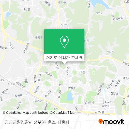 안산단원경찰서 선부3파출소 지도