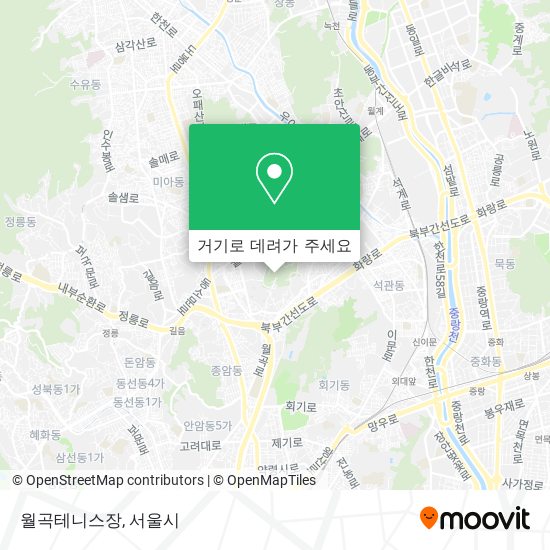 월곡테니스장 지도