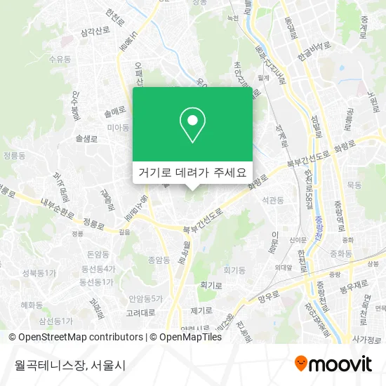 월곡테니스장 지도