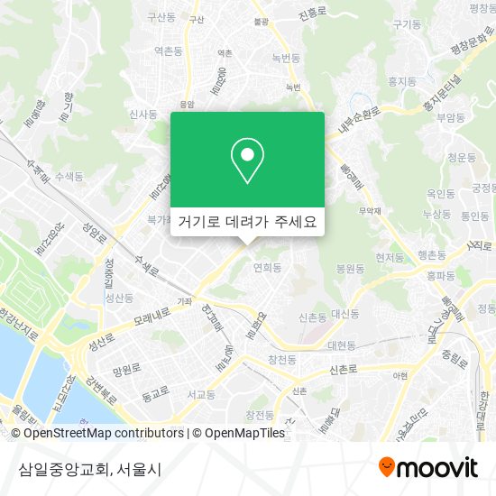 삼일중앙교회 지도