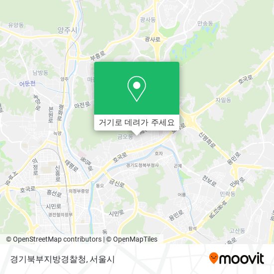 경기북부지방경찰청 지도