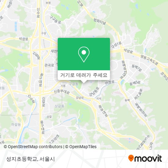 성지초등학교 지도