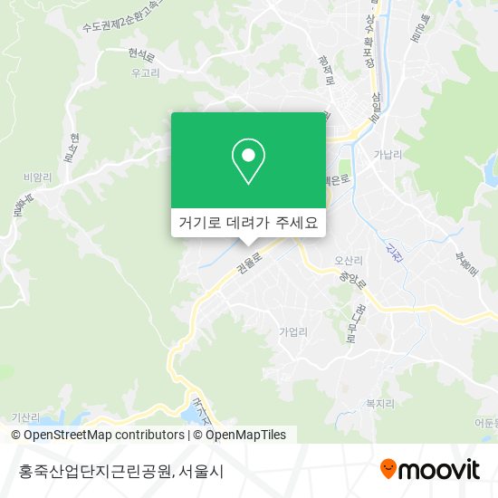 홍죽산업단지근린공원 지도