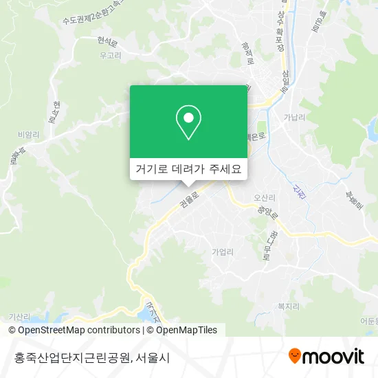 홍죽산업단지근린공원 지도