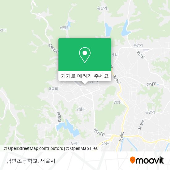 남면초등학교 지도