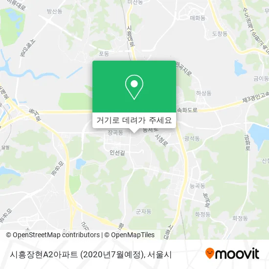 시흥장현A2아파트 (2020년7월예정) 지도