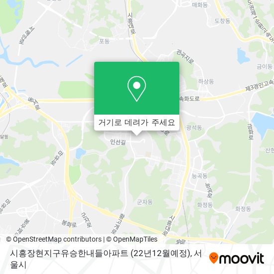 시흥장현지구유승한내들아파트 (22년12월예정) 지도