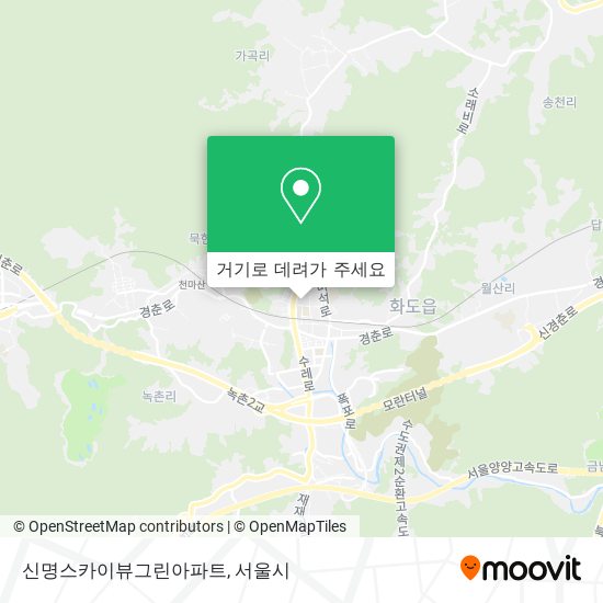 신명스카이뷰그린아파트 지도