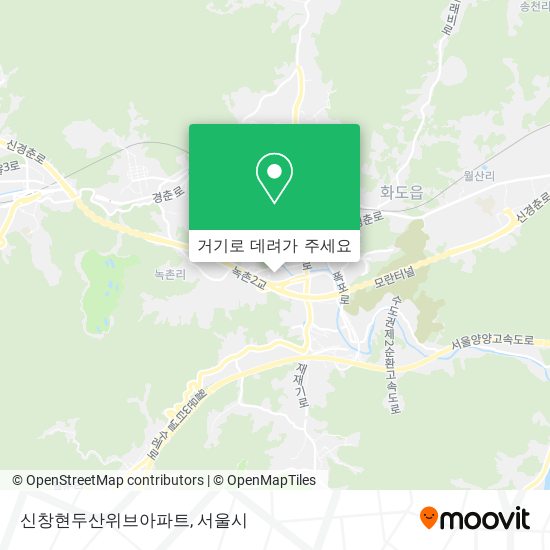 신창현두산위브아파트 지도