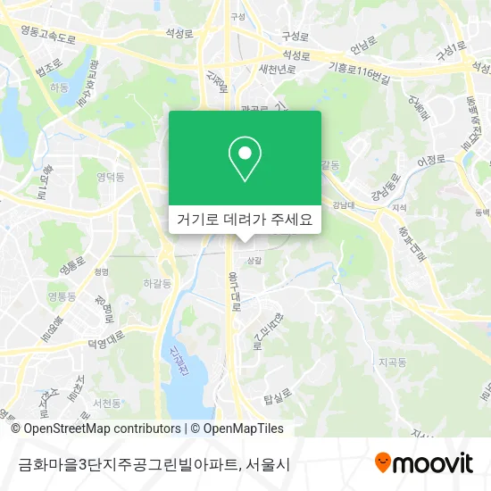 금화마을3단지주공그린빌아파트 지도