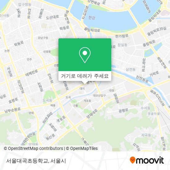 서울대곡초등학교 지도