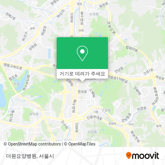더원요양병원 지도
