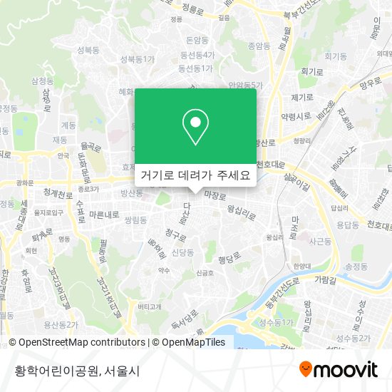 황학어린이공원 지도