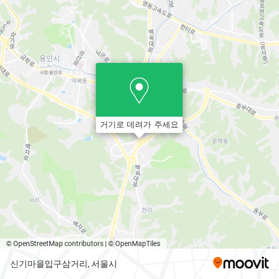 신기마을입구삼거리 지도