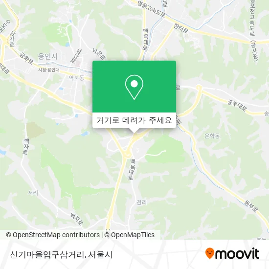 신기마을입구삼거리 지도