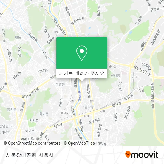 서울장미공원 지도