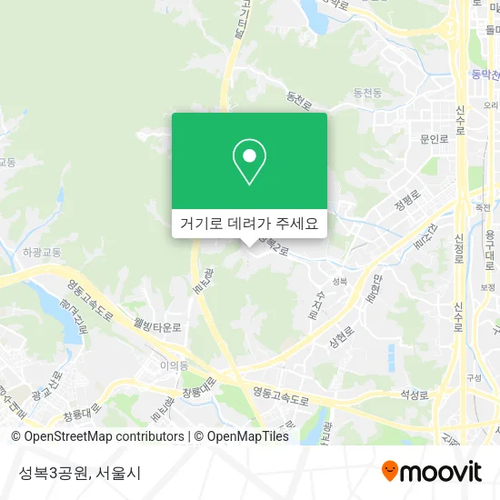 성복3공원 지도