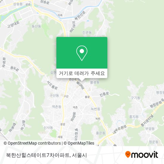 북한산힐스테이트7차아파트 지도