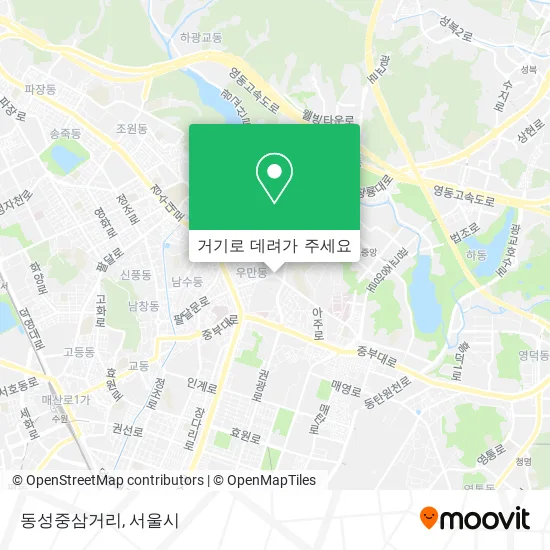 동성중삼거리 지도