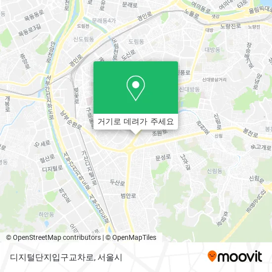 디지털단지입구교차로 지도