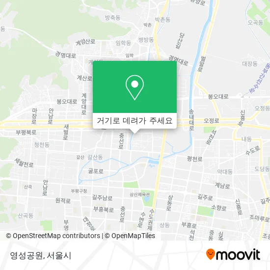 영성공원 지도