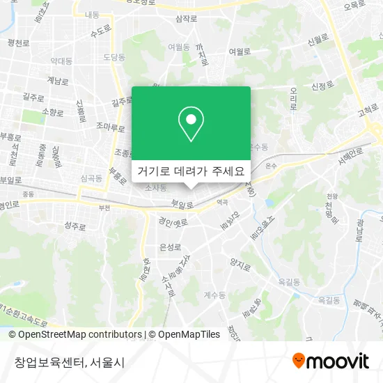 창업보육센터 지도