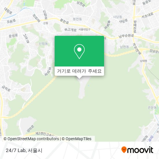 24/7 Lab 지도