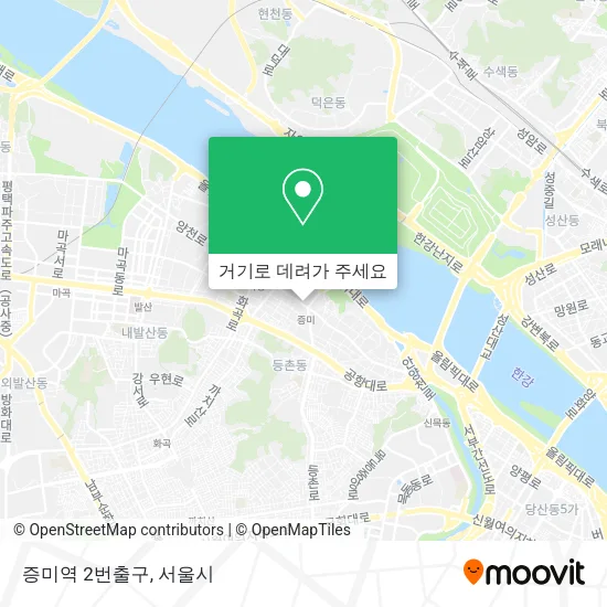 증미역 2번출구 지도
