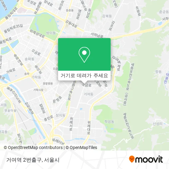거여역 2번출구 지도