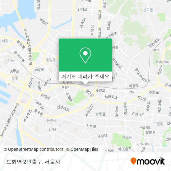 도화역 2번출구 지도