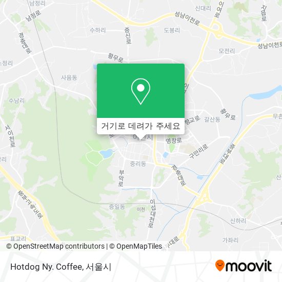 Hotdog Ny. Coffee 지도