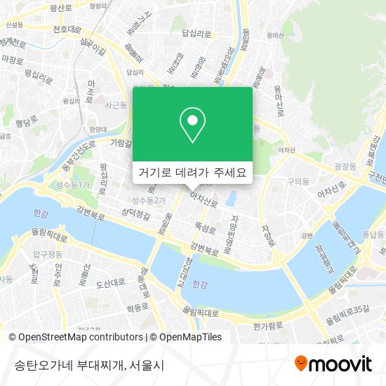 송탄오가네 부대찌개 지도