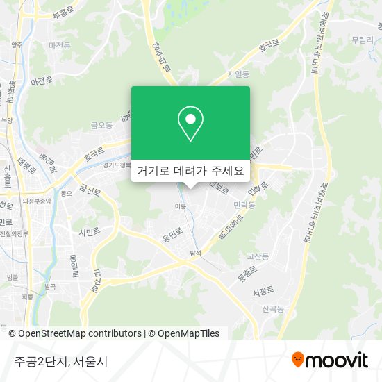 주공2단지 지도